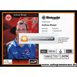 Autogramm Fussball | Eintracht Frankfurt | 2007 | Andreas MENGER