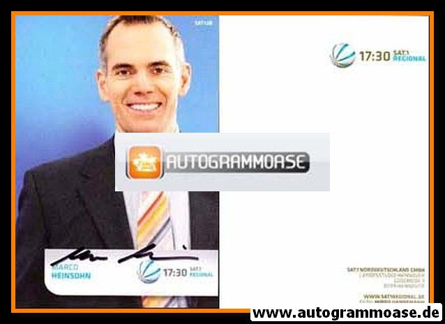 Autogramm TV | SAT1 | Marco HEINSOHN | 2010er "17:30 Regional"