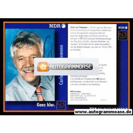 Autogramm TV | N3 | Carlo VON TIEDEMANN | 1990er (Portrait Color) Mundry