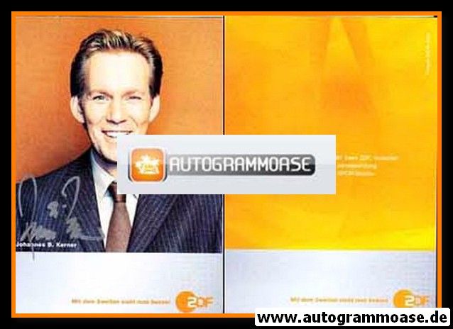 Autogramm TV | ZDF | Johannes B. KERNER | 2000er "Kerner"