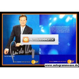 Autogramm TV | ZDF | Guido KNOPP | 2000er (blaue Karte)