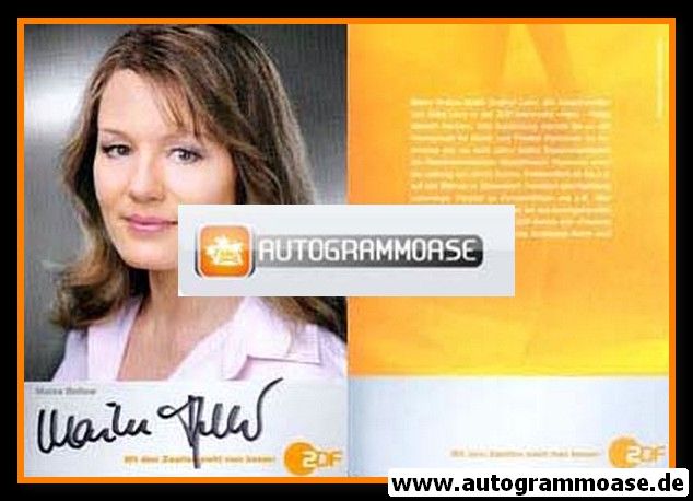 Autogramm TV | ZDF | Maike BOLLOW | 2000er "Alisa - Folge Deinem Herzen"