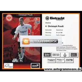 Autogramm Fussball | Eintracht Frankfurt | 2007 | Christoph PREUSS