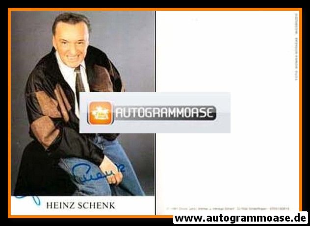 Autogramm TV | Heinz SCHENK | 1991 (Portrait Color) Werneke