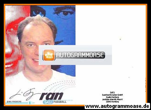 Autogramm TV | SAT1 | Dirk FROBERG | 1990er "Ran"