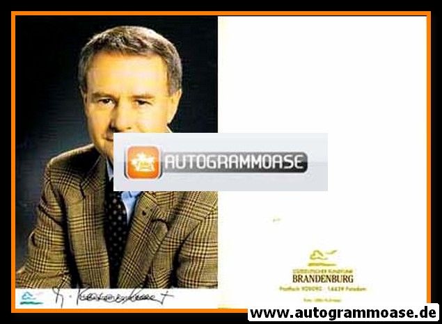 Autogramm Radio | ORB | Hansjürgen ROSENBAUER | 1990er (Portrait Color)