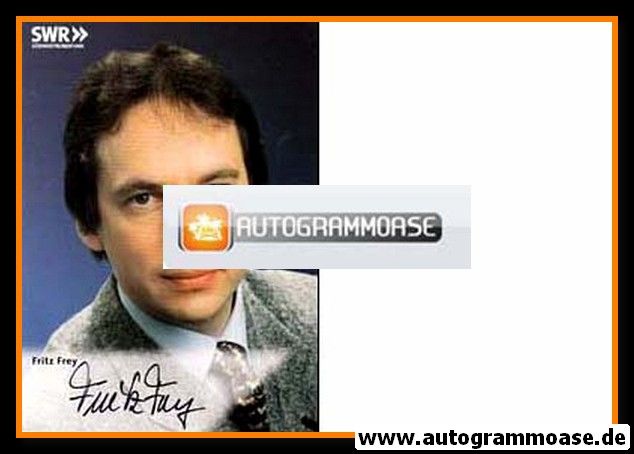 Autogramm Radio | SWR | Fritz FREY | 1990er (Portrait Color)