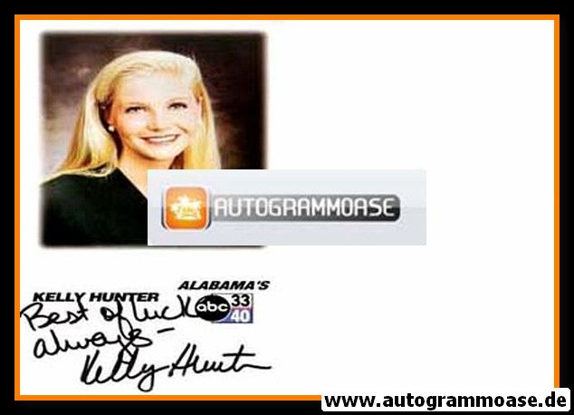 Autogramm TV | ABC | Kelly HUNTER | 2000er "Alabama´s 33/40"