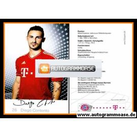 Autogramm Fussball | FC Bayern München | 2011 Druck | Diego CONTENTO