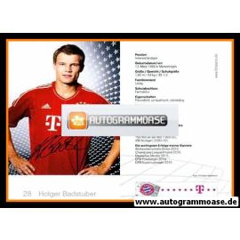 Autogramm Fussball | FC Bayern München | 2011 Druck | Holger BADSTUBER