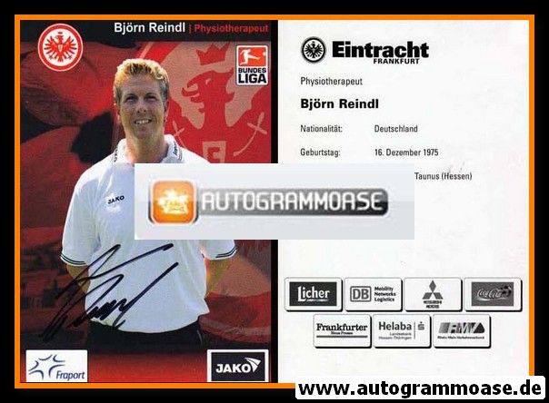 Autogramm Fussball | Eintracht Frankfurt | 2007 | Björn REINDL
