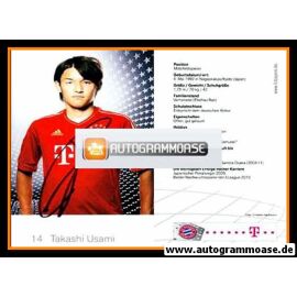 Autogramm Fussball | FC Bayern München | 2011 | Takashi USAMI
