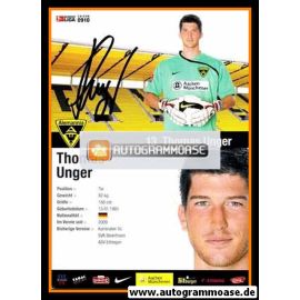 Autogramm Fussball | Alemannia Aachen | 2009 | Thomas UNGER
