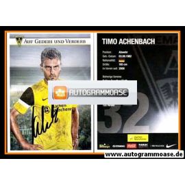 Autogramm Fussball | Alemannia Aachen | 2011 | Timo ACHENBACH