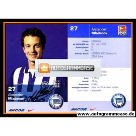 Autogramm Fussball | Hertha BSC Berlin | 2002 | Alexander MLADENOV