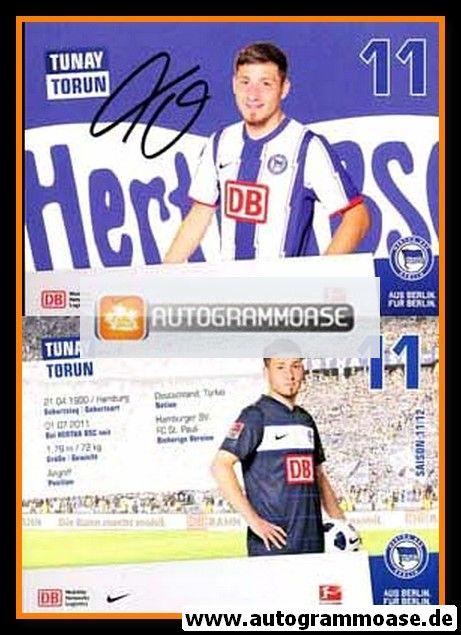 Autogramm Fussball | Hertha BSC Berlin | 2011 | Tunay TORUN