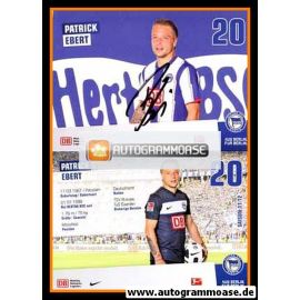 Autogramm Fussball | Hertha BSC Berlin | 2011 | Patrick EBERT