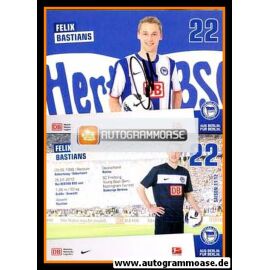 Autogramm Fussball | Hertha BSC Berlin | 2011 | Felix BASTIANS