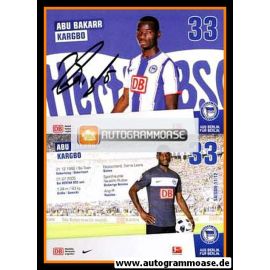 Autogramm Fussball | Hertha BSC Berlin | 2011 | Abu Bakarr KARGBO