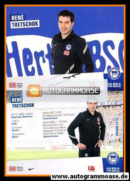 Autogramm Fussball | Hertha BSC Berlin | 2011 | Rene TRETSCHOK