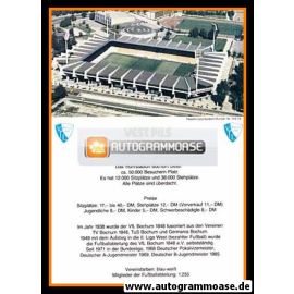 AK Fussball | VfL Bochum | 1986 | RUHRSTADION