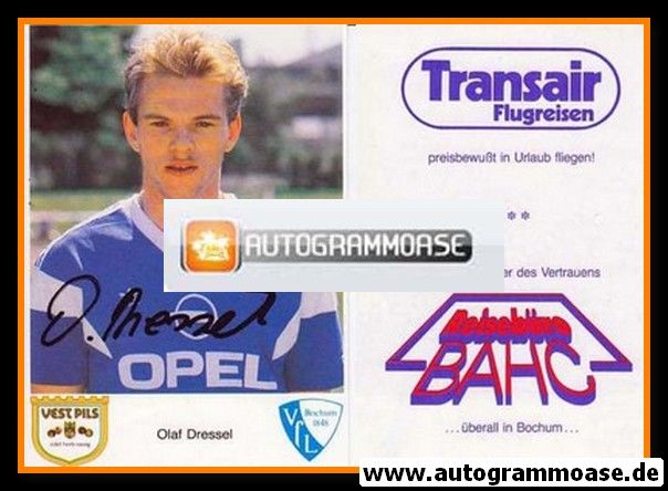 Autogramm Fussball | VfL Bochum | 1987 | Olaf DRESSEL