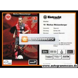 Autogramm Fussball | Eintracht Frankfurt | 2007 | Markus WEISSENBERGER