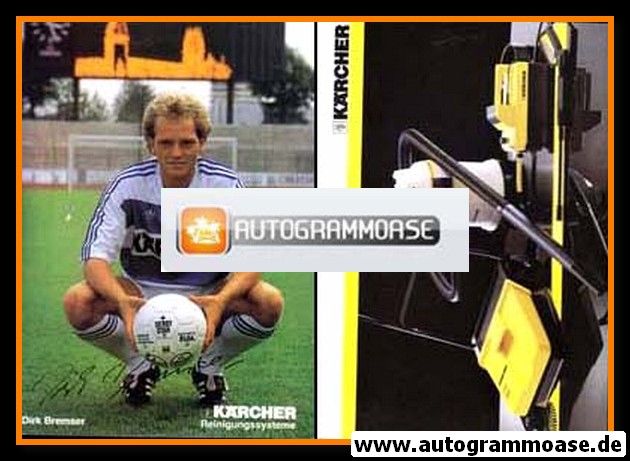 Autogramm Fussball | MSV Duisburg | 1991 Druck | Dirk BREMSER