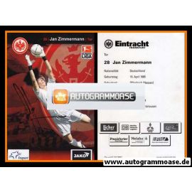 Autogramm Fussball | Eintracht Frankfurt | 2007 | Jan ZIMMERMANN