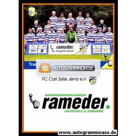 Mannschaftskarte Fussball | FC Carl Zeiss Jena | 2007 Tradition