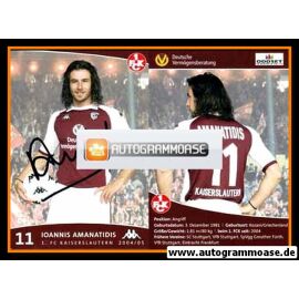 Autogramm Fussball | 1. FC Kaiserslautern | 2004 | Ioannis AMANATIDIS