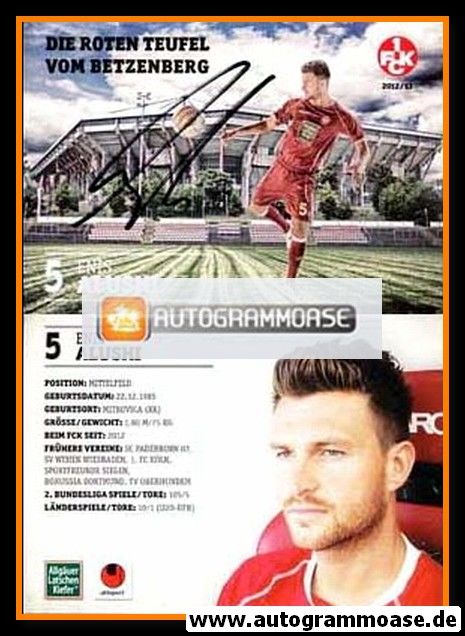 Autogramm Fussball | 1. FC Kaiserslautern | 2012 | Enis ALUSHI