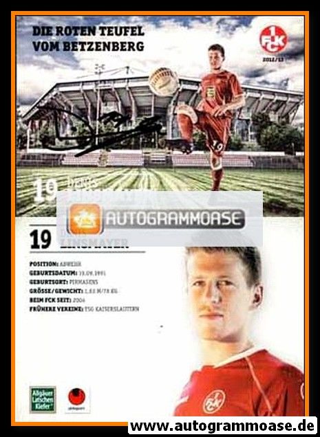 Autogramm Fussball | 1. FC Kaiserslautern | 2012 | Denis LINSMAYER