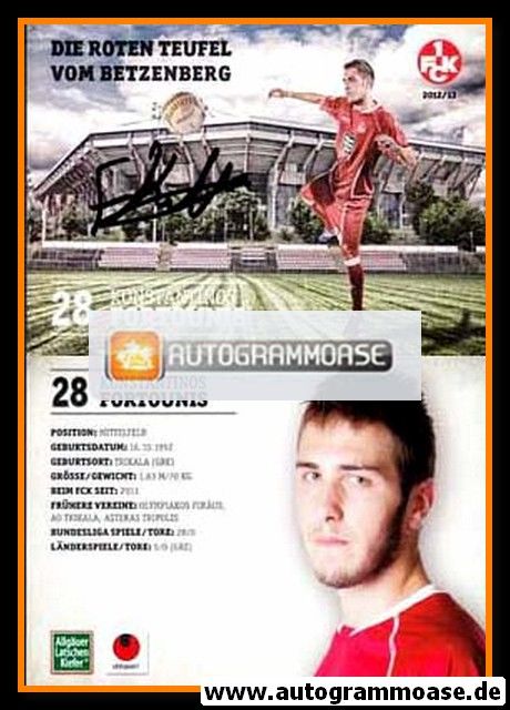 Autogramm Fussball | 1. FC Kaiserslautern | 2012 | Konstantinos FORTOUNIS