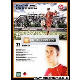 Autogramm Fussball | 1. FC Kaiserslautern | 2012 | Dominique HEINTZ