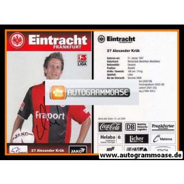 Autogramm Fussball | Eintracht Frankfurt | 2008 | Alexander KRÜK