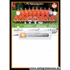 Mannschaftskarte Fussball | 1. FC Kaiserslautern | 1987 (1)