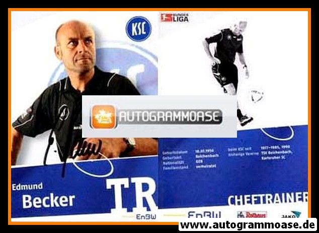 Autogramm Fussball | Karlsruher SC | 2008 | Edmund BECKER