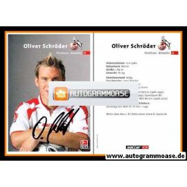 Autogramm Fussball | 1. FC Köln | 2003 | Oliver SCHRÖDER