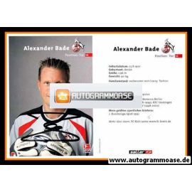 Autogramm Fussball | 1. FC Köln | 2003 | Alexander BADE