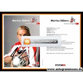 Autogramm Fussball | 1. FC Köln | 2003 | Marius EBBERS