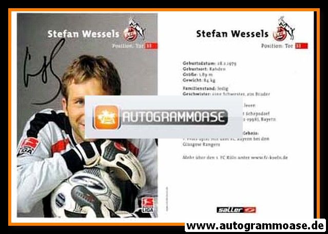 Autogramm Fussball | 1. FC Köln | 2003 | Stefan WESSELS