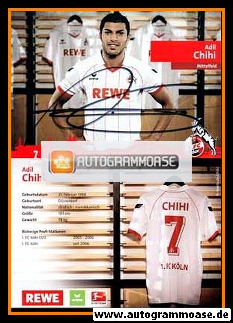Autogramm Fussball | 1. FC Köln | 2012 | Adil CHIHI