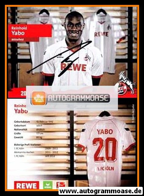 Autogramm Fussball | 1. FC Köln | 2012 | Reinhold YABO
