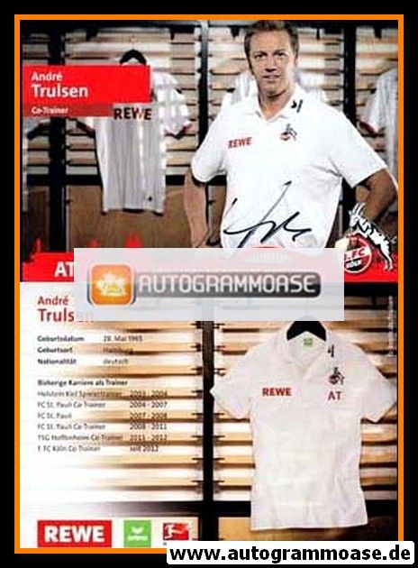 Autogramm Fussball | 1. FC Köln | 2012 | Andre TRULSEN