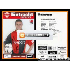 Autogramm Fussball | Eintracht Frankfurt | 2008 | Aleksandar VASOSKI
