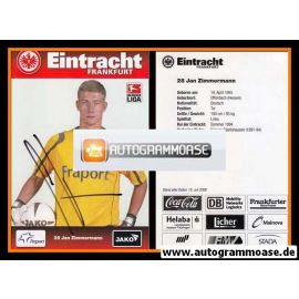 Autogramm Fussball | Eintracht Frankfurt | 2008 | Jan ZIMMERMANN