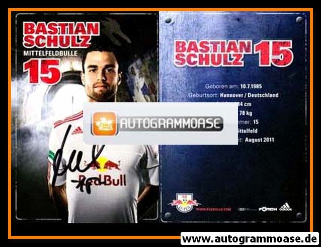 Autogramm Fussball | RB Leipzig | 2011 | Bastian SCHULZ