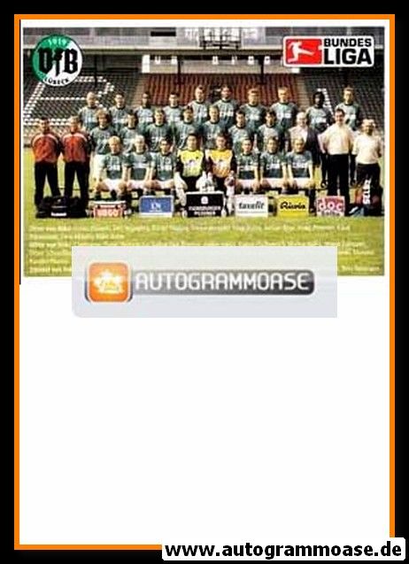 Mannschaftskarte Fussball | VfB Lübeck | 2002