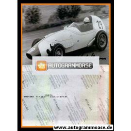 Autogramm Formel 1 | Kurt AHRENS | 1960 Foto (Nürburgring Stanguelini SW)